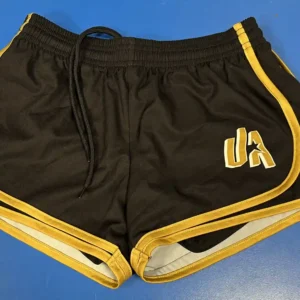 Black and Gold Shorts