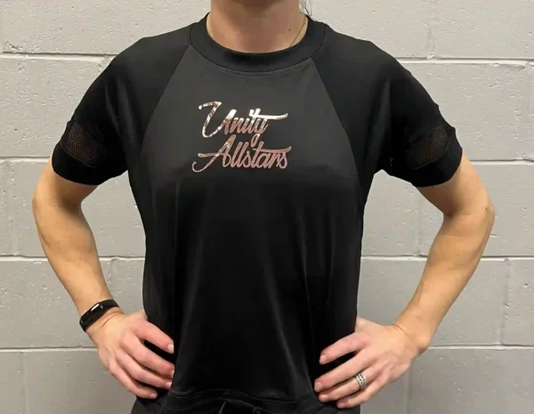 Mesh Sleeve T shirt