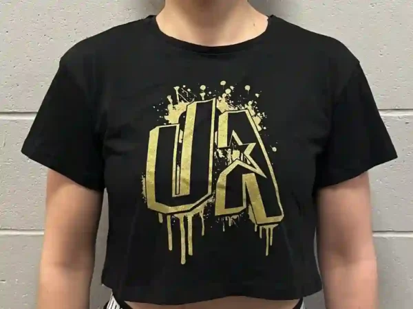 Paint Splatter T shirt Cropped - Image 3