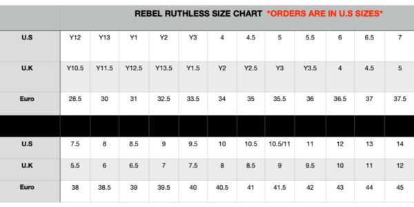 Black & White Rebel Recon Shoes - Image 3