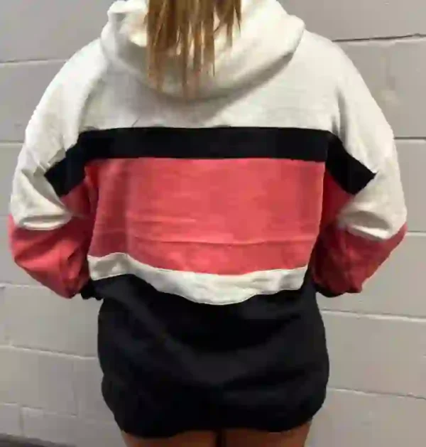 Unity Colour Block Hoodie Pink - Image 2