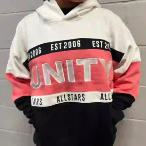 Unity Colour Block Hoodie Pink