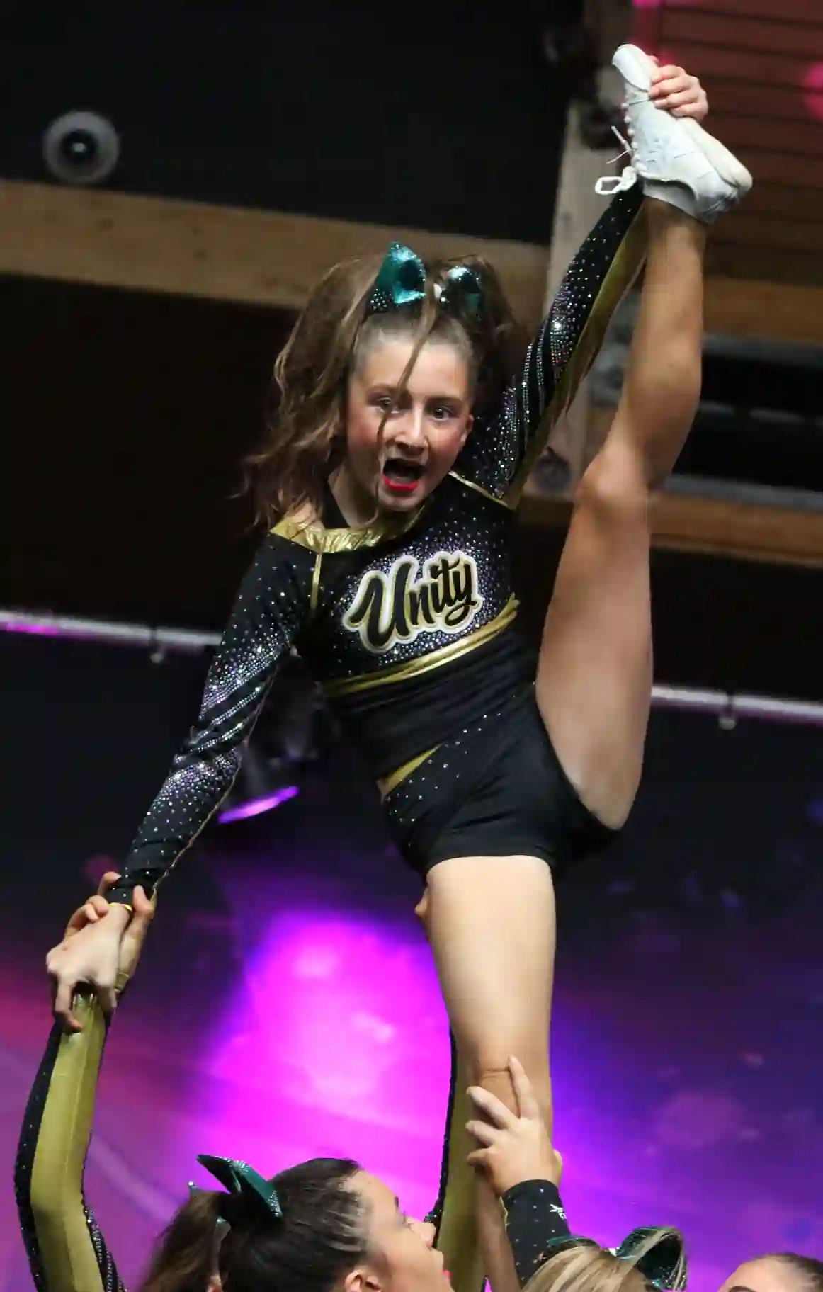 Unity Allstars - Teal Medium Junior Level 2 Stunt